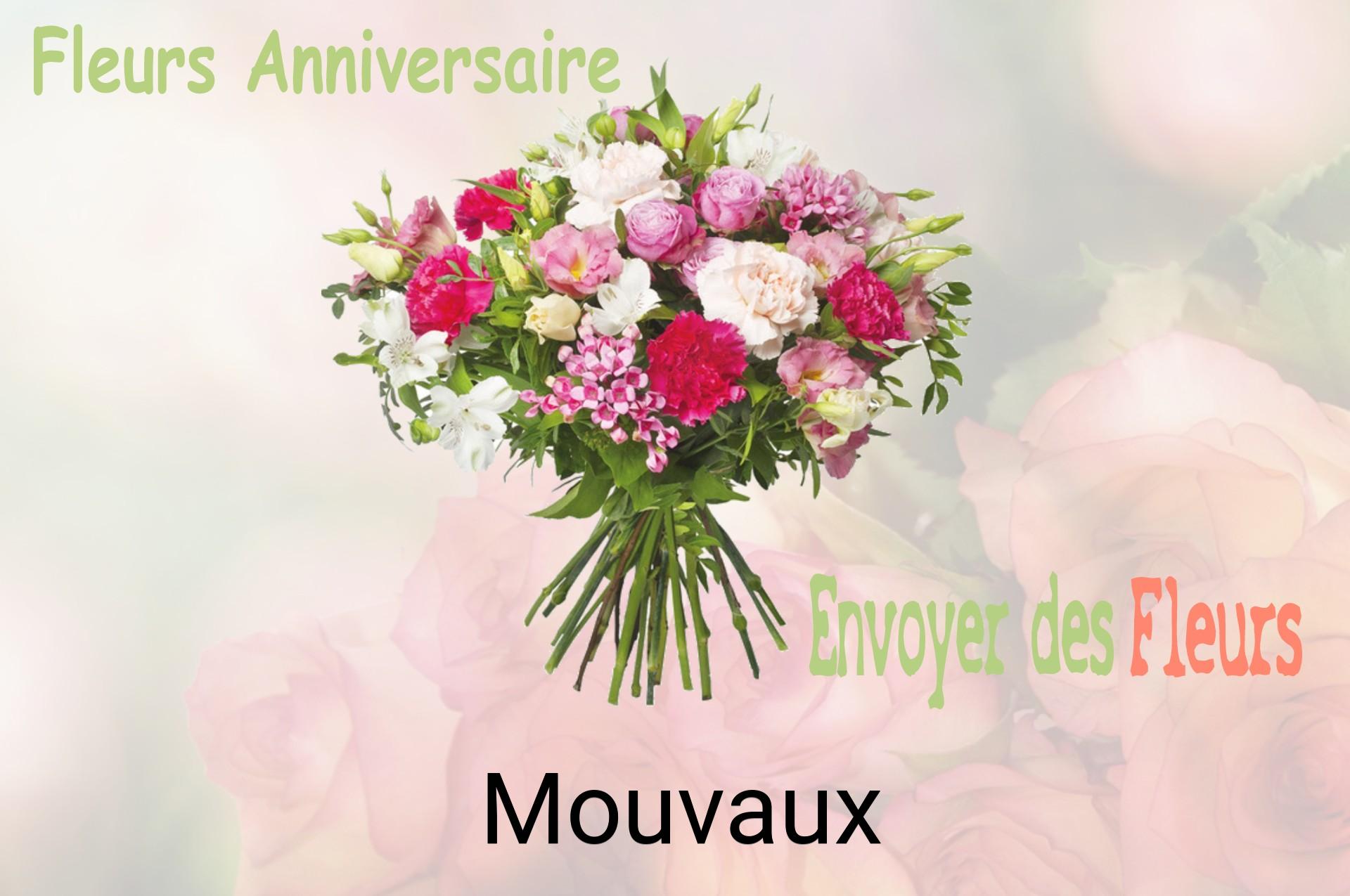 Bouquet de fleurs d’anniversaire livré à Mouvaux